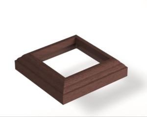 Крышка верхняя WOODVEX Select COLORITE Палисандр 140×140 мм