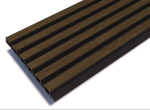 Реечная панель WOODVEX LINES ULTRA 26×223×2900 мм Latte